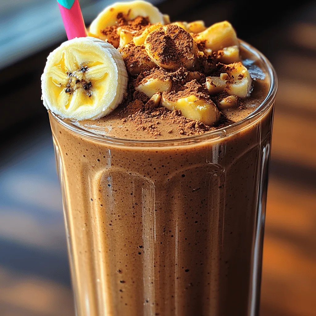 In recent years, smoothies have surged in popularity, becoming a go-to option for health-conscious individuals seeking a quick and nutritious snack or breakfast choice. These blended delights are not only convenient but also offer a plethora of health benefits, making them an ideal option for anyone looking to incorporate more wholesome ingredients into their diet. The Choco-Peanut Bliss Banana Smoothie stands out among the myriad of smoothie recipes available, boasting a creamy texture, delightful flavors, and impressive nutritional benefits that satisfy both your taste buds and your body's needs.