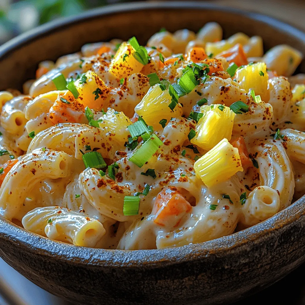 To create a truly exceptional Tropical Delight Macaroni Salad, it's essential to understand the role each ingredient plays in the overall flavor and texture. Let’s dive into the key components that make this dish a standout.