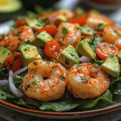 Zesty Lime Shrimp and Avocado Salad: A Refreshing Delight