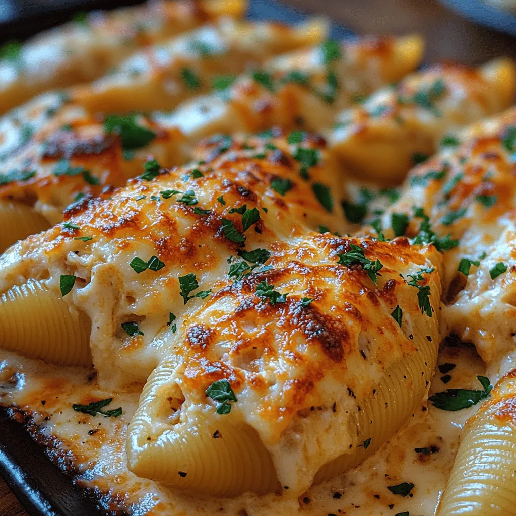 To create the perfect Chicken Alfredo Stuffed Shells, it’s essential to understand the key ingredients that make this dish truly special. Each component plays a vital role in delivering a symphony of flavors that complements the pasta beautifully.