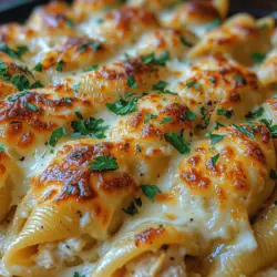 To create the perfect Chicken Alfredo Stuffed Shells, it’s essential to understand the key ingredients that make this dish truly special. Each component plays a vital role in delivering a symphony of flavors that complements the pasta beautifully.