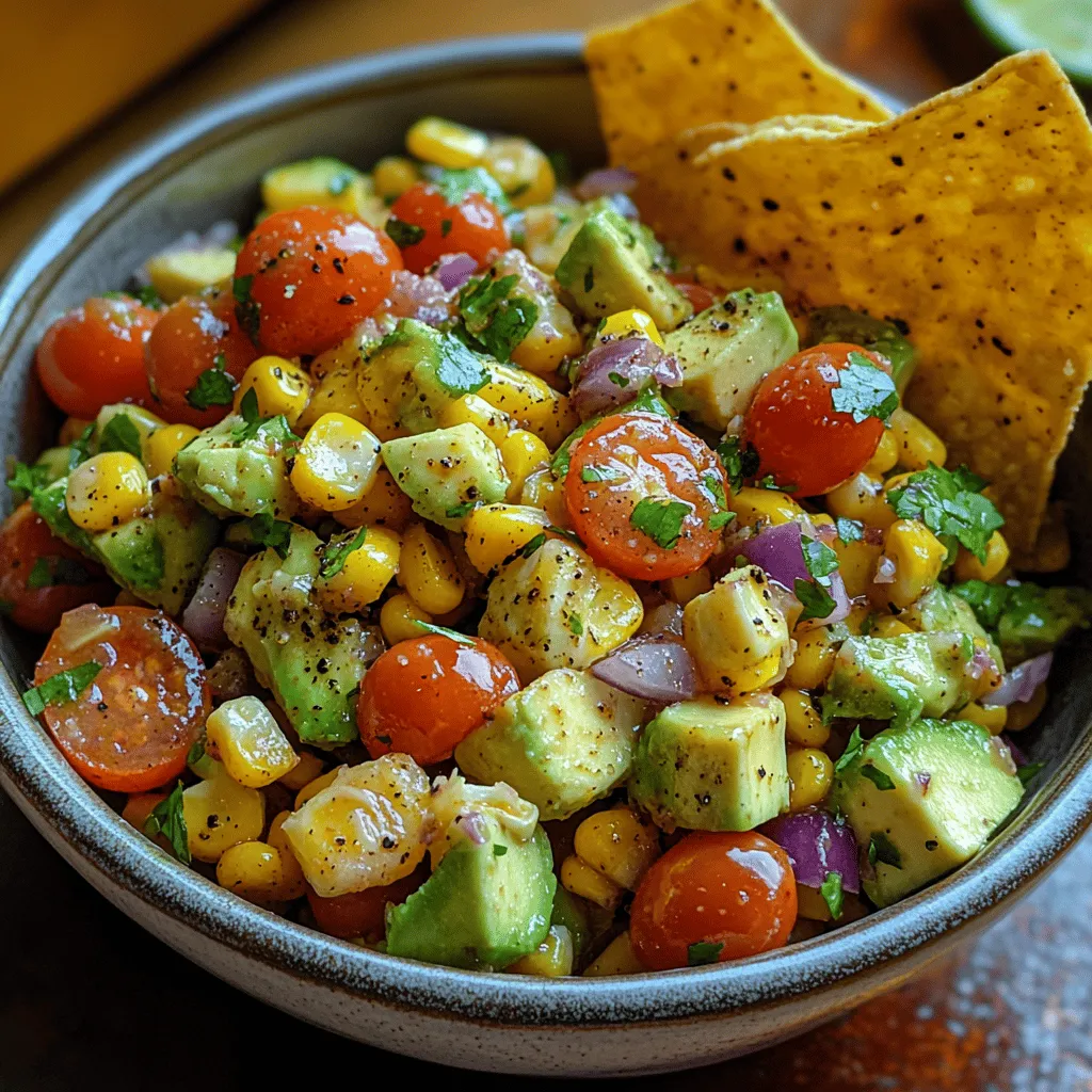 As the sun warms the days and summer gatherings start to fill our calendars, there’s nothing quite like the vibrant and refreshing flavors of a well-made salsa. Enter the delightful roasted corn avocado salsa—a dish that captures the essence of summer in every bite. With its sweet, smoky corn, creamy avocados, and zesty lime, this salsa is not only a feast for the eyes but also a burst of flavor that can elevate any meal. Whether you’re serving it as a dip with tortilla chips, using it as a topping for grilled fish or chicken, or simply enjoying it on its own as a refreshing side dish, roasted corn avocado salsa is incredibly versatile.