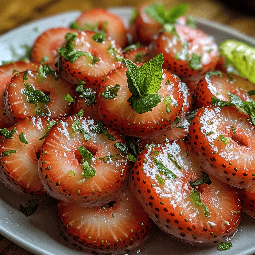 To create the ultimate Strawberry Mojito Melts, it's crucial to understand the role each ingredient plays in achieving that perfect balance of flavors and textures. Below is an exploration of the core components that make this recipe not only delicious but also refreshing.