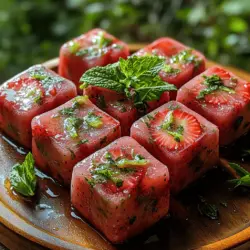 To create the ultimate Strawberry Mojito Melts, it's crucial to understand the role each ingredient plays in achieving that perfect balance of flavors and textures. Below is an exploration of the core components that make this recipe not only delicious but also refreshing.