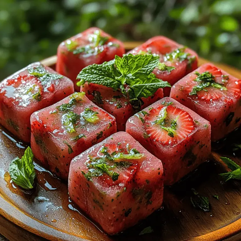 To create the ultimate Strawberry Mojito Melts, it's crucial to understand the role each ingredient plays in achieving that perfect balance of flavors and textures. Below is an exploration of the core components that make this recipe not only delicious but also refreshing.