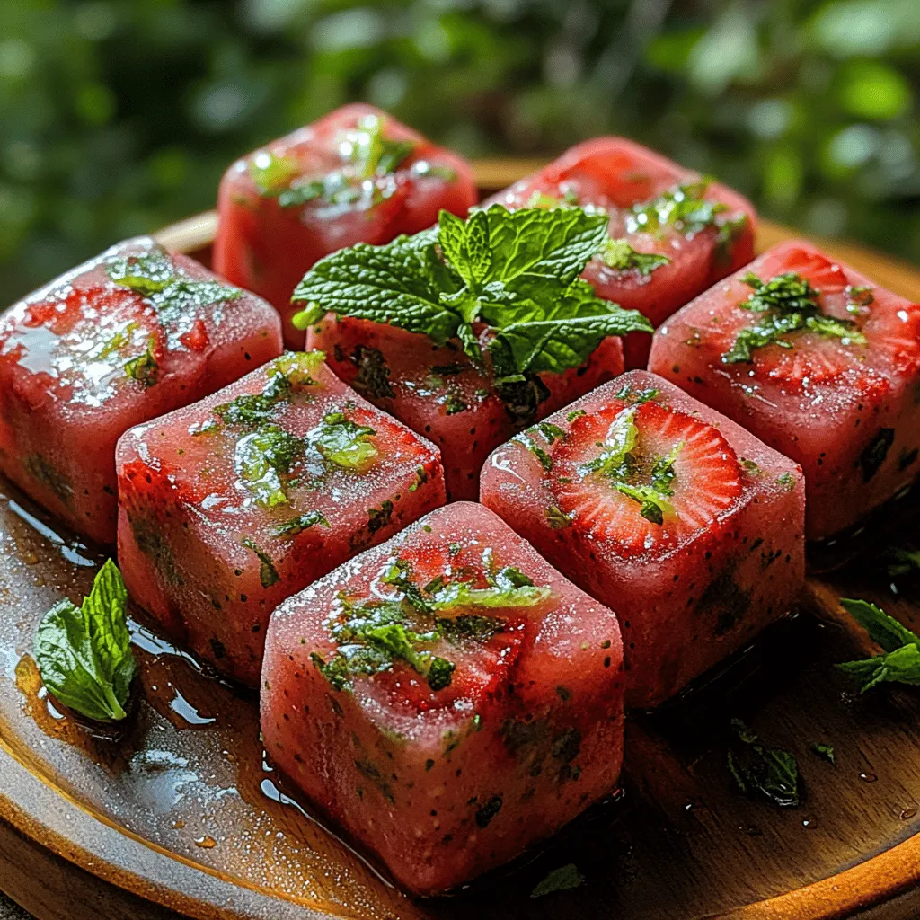 To create the ultimate Strawberry Mojito Melts, it's crucial to understand the role each ingredient plays in achieving that perfect balance of flavors and textures. Below is an exploration of the core components that make this recipe not only delicious but also refreshing.