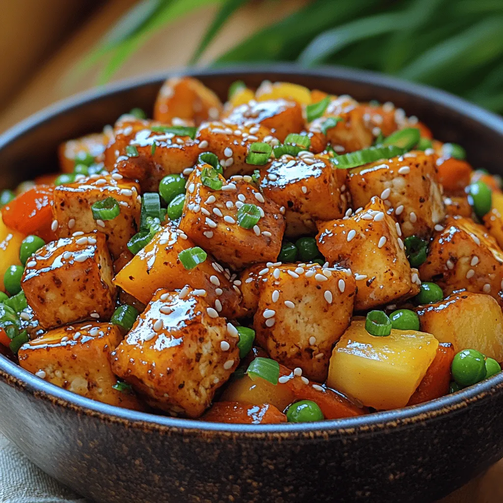 Sweet and sour dishes have long captured the hearts and palates of food lovers around the globe. From the classic Chinese sweet and sour pork to tropical-inspired Hawaiian dishes, the appeal lies in the perfect balance of flavors that dance on the tongue. This Sweet and Sour Tofu Stir Fry takes this beloved culinary tradition and adds a healthy, plant-based twist, making it a delightful option for both vegans and anyone looking to incorporate more plant-based meals into their diet.