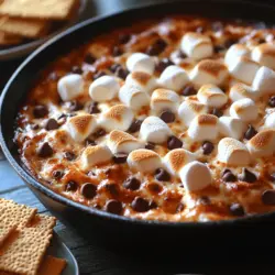 S’mores have long been a cherished dessert, capturing the hearts and taste buds of many. Whether enjoyed by a crackling campfire or at family gatherings, this delightful combination of graham crackers, chocolate, and toasted marshmallows evokes warm memories and a sense of nostalgia. However, as culinary creativity takes center stage, traditional s’mores have evolved into new and exciting forms. One such innovation is the Melty S’mores Skillet Dip—a decadent, shareable treat that brings the classic flavors of s’mores to the forefront in a fun, interactive way.