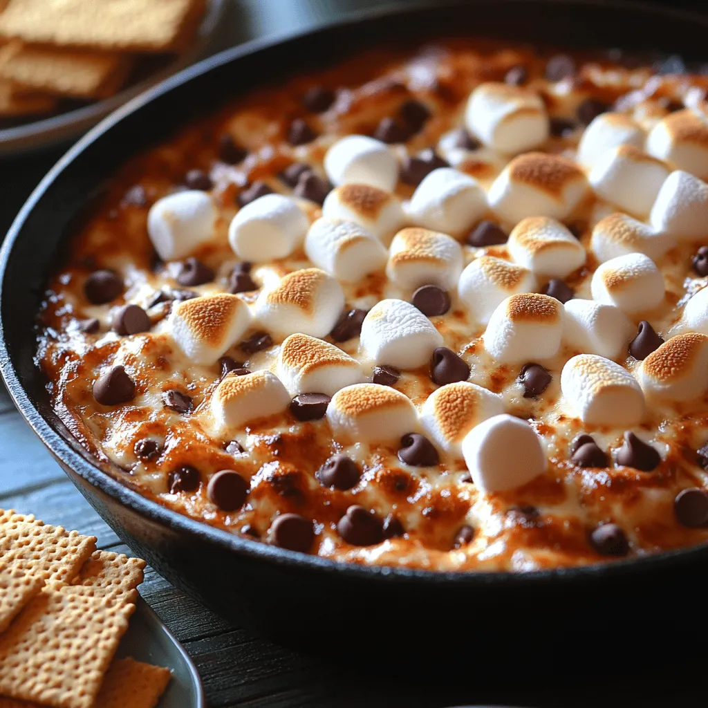 S’mores have long been a cherished dessert, capturing the hearts and taste buds of many. Whether enjoyed by a crackling campfire or at family gatherings, this delightful combination of graham crackers, chocolate, and toasted marshmallows evokes warm memories and a sense of nostalgia. However, as culinary creativity takes center stage, traditional s’mores have evolved into new and exciting forms. One such innovation is the Melty S’mores Skillet Dip—a decadent, shareable treat that brings the classic flavors of s’mores to the forefront in a fun, interactive way.