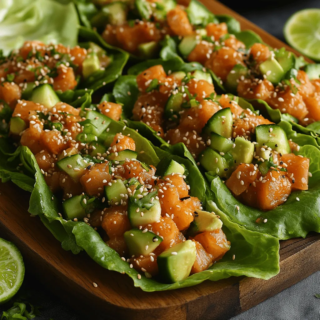 Sassy Spicy Tuna Lettuce Wraps: A Flavorful Delight