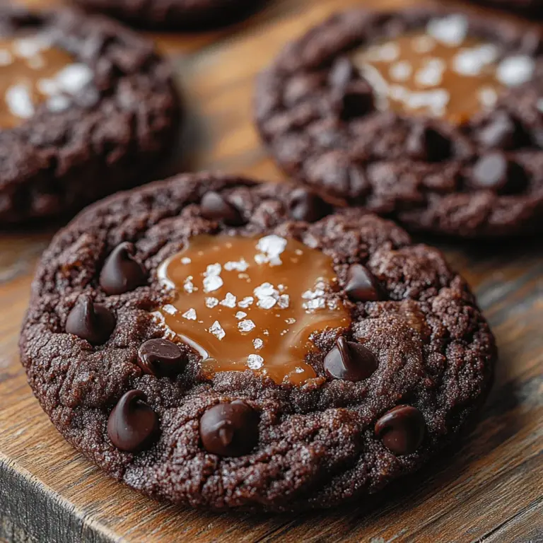 Cookies are more than just a sweet treat; they evoke memories of family gatherings, bake sales, and cozy evenings at home. Their universal appeal lies in their versatility and the endless flavor combinations that can be explored. Among the myriad varieties, dark chocolate sea salt caramel cookies stand out as an indulgent favorite. This recipe combines the rich, deep flavors of dark chocolate with the luscious creaminess of caramel, all enhanced by a sprinkle of sea salt that elevates the taste to new heights.