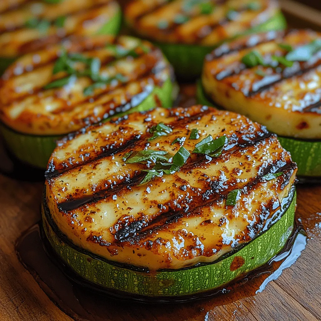 Grilled Zucchini Halloumi Stacks are a delightful dish that combines fresh vegetables with savory cheese, offering a unique blend of flavors and textures that make it a standout choice for any meal. Whether you’re looking for a quick snack, a light lunch, or an elegant side dish for dinner, this recipe is not only simple to prepare but also packed with nutritional benefits. The marriage of tender, grilled zucchini and slightly salty halloumi cheese creates a mouthwatering experience that caters to both vegetarians and those seeking a healthy alternative to traditional meat dishes.