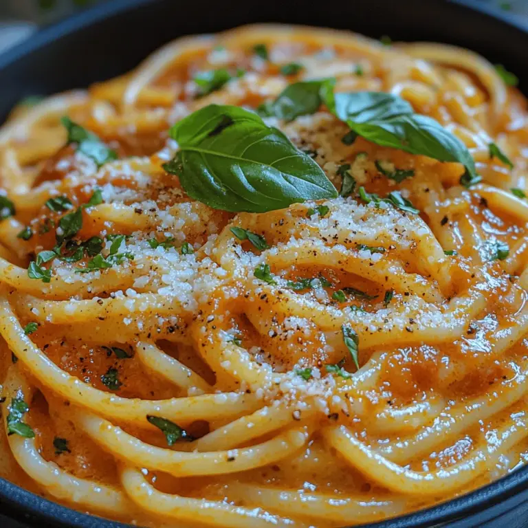 The world of pasta is vast and diverse, but few dishes are as comforting and satisfying as a creamy tomato basil spaghetti. This one-pot recipe not only simplifies the cooking process but also maximizes flavor, making it perfect for busy weeknights or relaxed weekend dinners. Imagine a dish where the rich taste of ripe tomatoes meets the fresh, aromatic notes of basil, all enveloped in a luscious creamy sauce that clings to every strand of spaghetti. It's a symphony of flavors that brings warmth to your dining table.