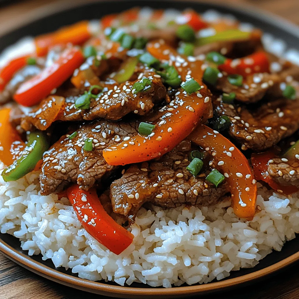 Spicy Asian Pepper Steak is a culinary masterpiece that has garnered a loyal following among food enthusiasts and home cooks alike. Originating from the rich tapestry of Asian cuisine, this dish is celebrated for its bold flavors and vibrant colors. It elegantly marries tender strips of beef with a mélange of fresh vegetables, all tossed in a spicy, savory sauce that awakens the palate. The allure of spicy Asian pepper steak lies not only in its delightful taste but also in its ability to encapsulate the essence of Asian cooking—balance, freshness, and a hint of heat.