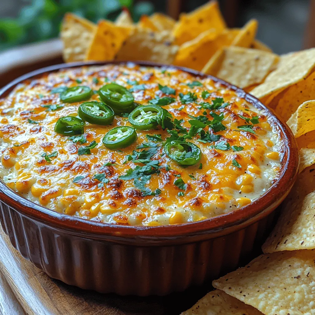If you're searching for a dip that excites the palate and brings a burst of flavor to any gathering, look no further than Sweet & Spicy Roasted Corn and Jalapeño Dip. This delightful dish combines the sweetness of fresh corn with the fiery kick of jalapeños, creating a perfect balance that appeals to both heat lovers and those who prefer milder fare. Whether it’s a game day, a backyard barbecue, or a casual get-together with friends, this dip is sure to be a crowd-pleaser.
