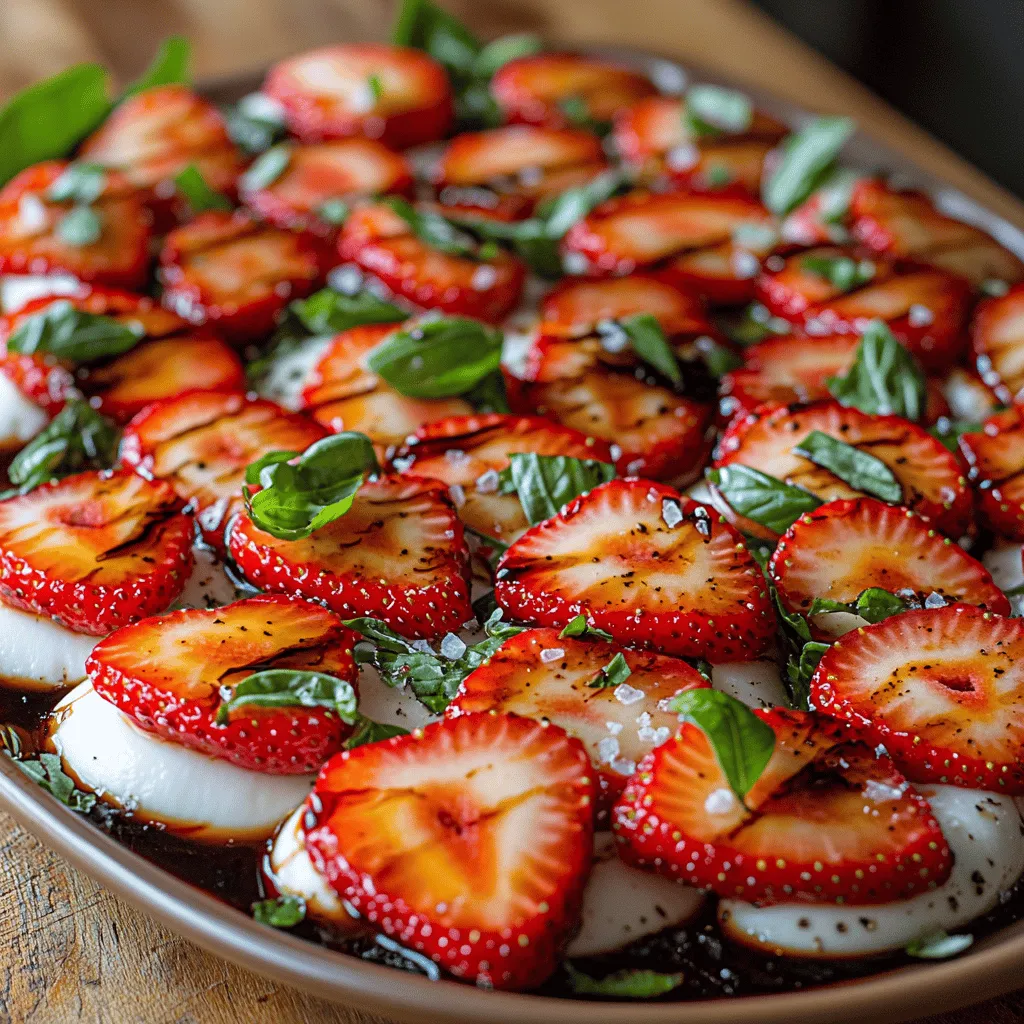 To truly appreciate the Balsamic Strawberry Caprese, it’s essential to understand the key ingredients that come together to create this delightful dish. Each component plays a crucial role in enhancing the overall flavor profile and texture, making the dish not only delicious but also visually appealing.