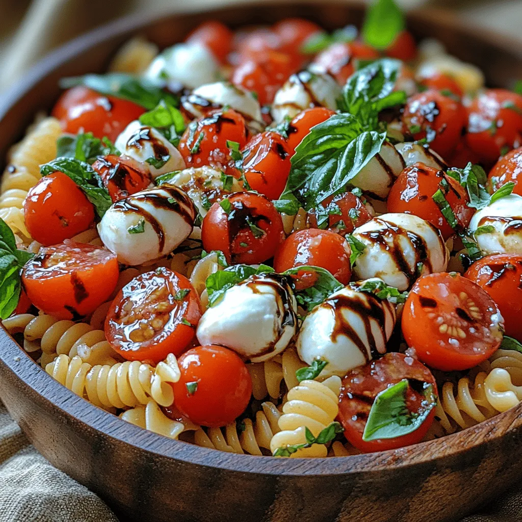 The Caprese salad has its roots firmly planted in Italian cuisine, originating from the island of Capri. Traditionally, this salad is made with fresh mozzarella cheese, ripe tomatoes, and fragrant basil leaves, drizzled with olive oil and sometimes balsamic vinegar. It’s a dish that embodies the essence of Italian culinary philosophy—simplicity and freshness. Over time, this classic salad has evolved, inspiring inventive variations like the Caprese Pasta Salad, which harmoniously marries the ingredients of the Caprese with the heartiness of pasta.