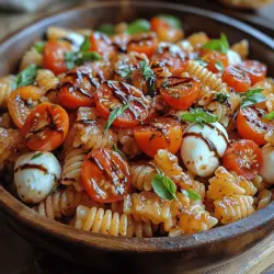 The Caprese salad has its roots firmly planted in Italian cuisine, originating from the island of Capri. Traditionally, this salad is made with fresh mozzarella cheese, ripe tomatoes, and fragrant basil leaves, drizzled with olive oil and sometimes balsamic vinegar. It’s a dish that embodies the essence of Italian culinary philosophy—simplicity and freshness. Over time, this classic salad has evolved, inspiring inventive variations like the Caprese Pasta Salad, which harmoniously marries the ingredients of the Caprese with the heartiness of pasta.