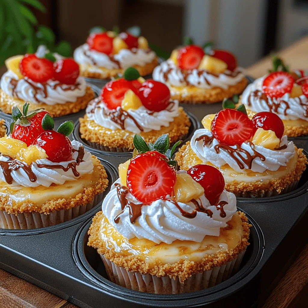 Cheesecakes are a beloved dessert around the world, renowned for their smooth, creamy texture and rich flavor. Their versatility is unmatched, allowing for a myriad of variations that cater to different tastes and occasions. From classic New York-style cheesecakes to fruity concoctions, there's a cheesecake for everyone. Among the exciting variations, Mini Banana Split Cheesecakes offer a delightful fusion of flavors that combines the nostalgic elements of a classic banana split with the velvety richness of cheesecake.