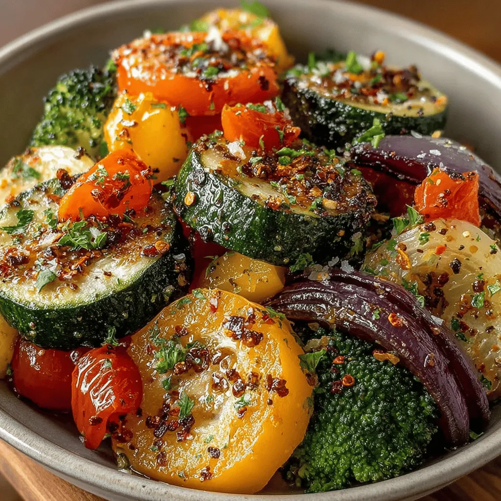 Zesty Lemon Garlic Roasted Veggie Medley: The Perfect Side Dish