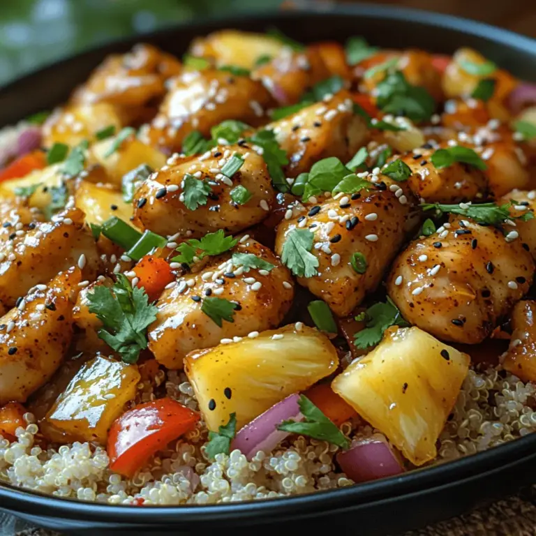 If you’re looking for a dish that delivers a burst of flavor and an eye-catching presentation, Sweet Pineapple Chicken Bites might just be your new go-to recipe. This delightful fusion dish combines the tropical sweetness of pineapple with savory chicken, creating a tantalizing treat that’s perfect for any occasion. Whether you’re hosting a dinner party, preparing a family meal, or simply wanting to indulge in a tasty snack, these chicken bites deliver on all fronts.