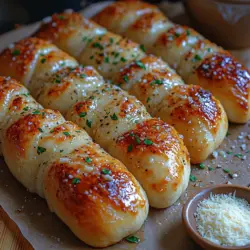Garlic breadsticks are a beloved staple in many households and restaurants, cherished for their delightful combination of flavors and textures. Often served as an appetizer or side dish, these delectable treats are the perfect complement to Italian meals, soups, or even enjoyed on their own with a side of marinara sauce. The warm, buttery aroma that wafts through the kitchen while baking is enough to make anyone's mouth water, making them an irresistible addition to any dining experience.