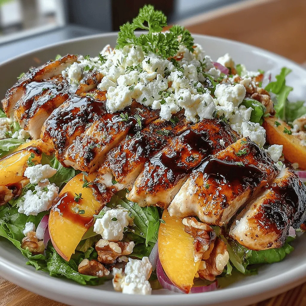 Salads have long been celebrated as a cornerstone of healthy eating. Their versatility allows for endless combinations of flavors and textures, making them an ideal choice for anyone looking to maintain a balanced diet while enjoying delicious meals. As the summer months roll in, one salad that stands out for its refreshing taste and vibrant colors is the Balsamic Peach Chicken Salad. This dish not only embodies the essence of summer with its fresh ingredients, but it also harmonizes a delightful medley of flavors that will tantalize your taste buds.