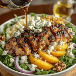 Balsamic Peach Chicken Salad Recipe