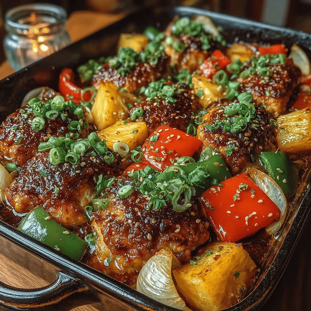 Sweet Pineapple Teriyaki Chicken Bake: A Flavorful Family Delight