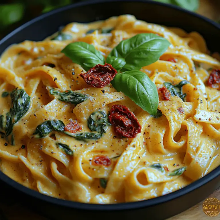 In the realm of quick and satisfying meals, the Creamy Spinach Pasta Skillet stands out as a delightful option that effortlessly combines rich flavors with the comfort of a home-cooked dish. This recipe is not only a feast for the senses but also a practical choice for busy weeknights or even more special occasions. Whether you’re cooking for family, entertaining friends, or simply treating yourself, this creamy pasta dish is sure to impress with its balance of taste and ease of preparation.