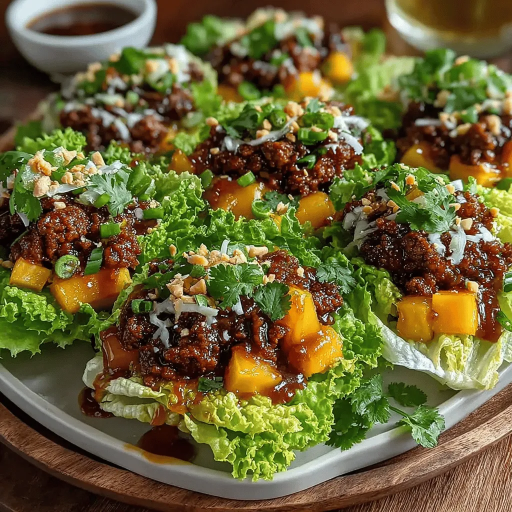 In the world of culinary innovation, the marriage of savory and sweet flavors can create a symphony of taste that delights the palate. One such dish that exemplifies this beautiful combination is Peachy Beef Lettuce Delights. This vibrant recipe brings together the rich, hearty flavor of ground beef and the sweet, juicy essence of peaches, all wrapped in crisp lettuce leaves. Whether you're hosting a gathering or simply looking for a light yet satisfying family dinner, these lettuce wraps are sure to impress.