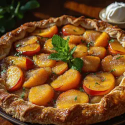 As summer rolls around, nature gifts us with a vibrant array of fresh fruits, and among these, peaches stand out as a quintessential symbol of the season. Juicy, fragrant, and sweet, peaches are perfect for incorporating into an array of desserts that celebrate their luscious flavor. One such delightful creation is the Peachy Summer Chill Galette—a rustic pastry that perfectly encapsulates the essence of summer. This galette is not only a visual treat with its golden-brown crust and succulent peach filling but also a refreshing dessert that’s incredibly easy to prepare, making it a go-to recipe for summer gatherings, picnics, or even quiet afternoons at home.