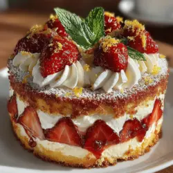 When it comes to creating the perfect Sunny Strawberry Lemon Icebox Cake, the choice of ingredients plays a pivotal role in the overall flavor and presentation. Fresh strawberries are undoubtedly the stars of this dish. Opt for ripe, juicy strawberries, as they will provide the sweetness and flavor that are essential to this dessert. Look for berries that are vibrant red, firm, and fragrant. Organic strawberries can also enhance the flavor profile while supporting sustainable farming practices.