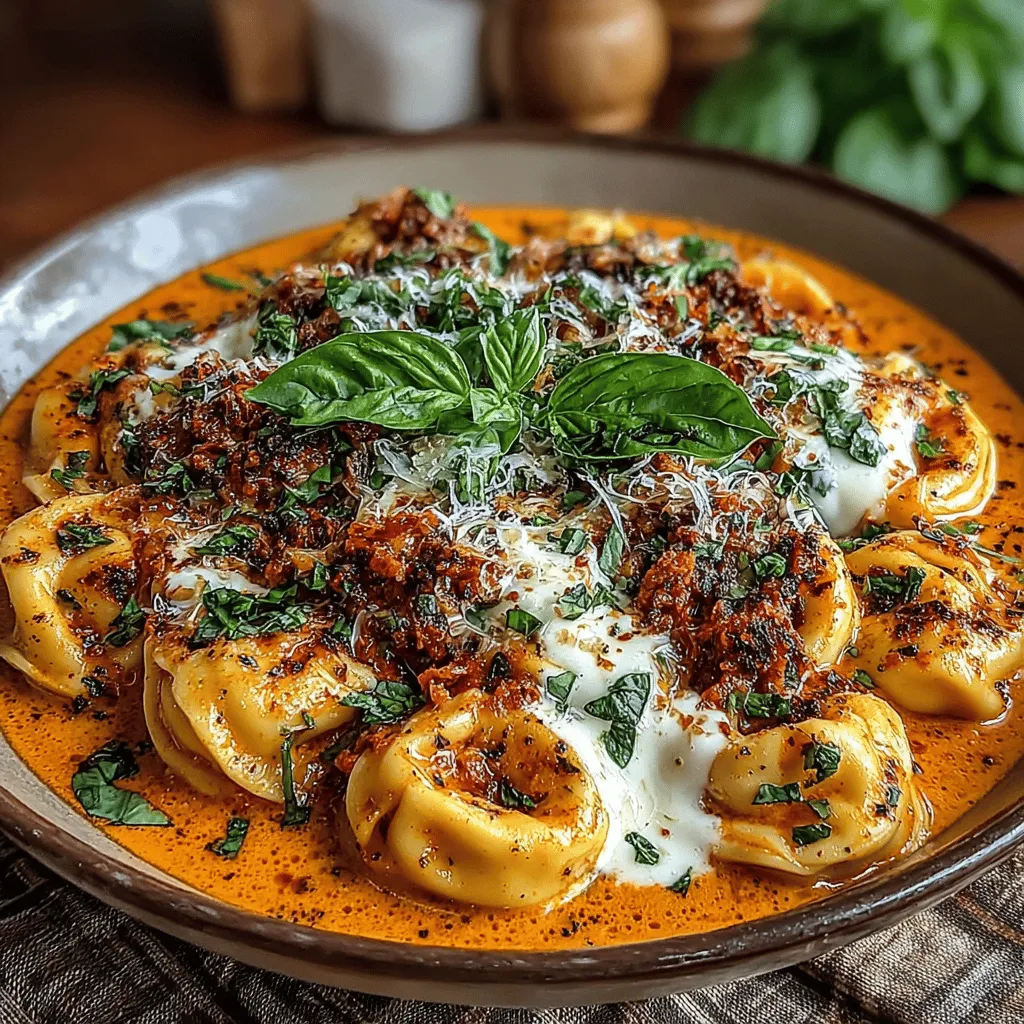 Creamy Roasted Red Pepper Tortellini is a dish that brilliantly combines the rich flavors of roasted vegetables with the comforting texture of pasta. This delightful recipe showcases the beauty of creamy sauces, making it an irresistible choice for any meal. The star of this dish is undoubtedly the roasted red peppers, which impart a smoky sweetness that pairs perfectly with the savory notes of tortellini and cheese.