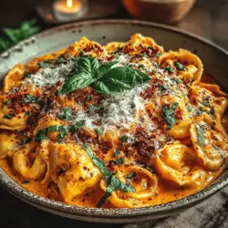 Creamy Roasted Red Pepper Tortellini: The Ultimate Comfort Dish