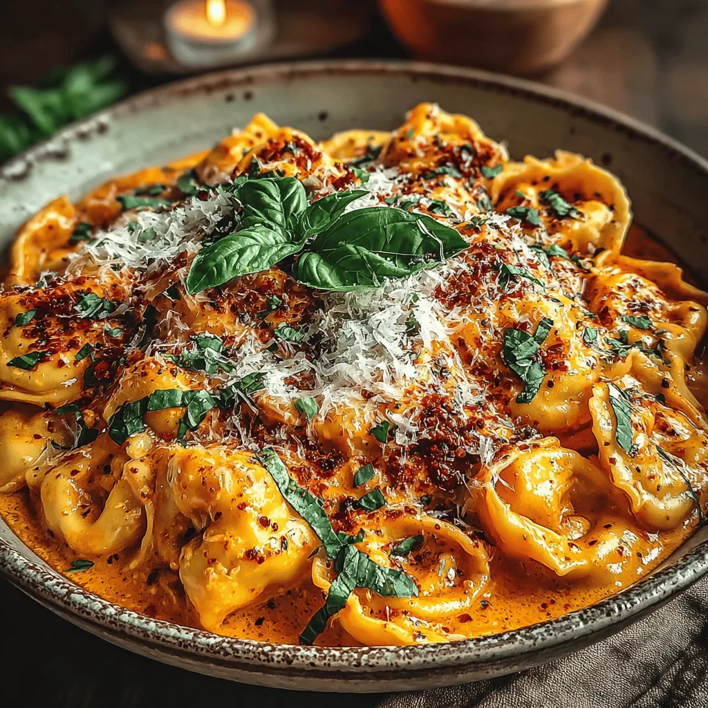 Creamy Roasted Red Pepper Tortellini: The Ultimate Comfort Dish