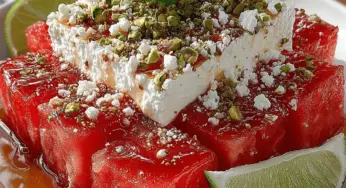 Creamy Feta & Watermelon Bliss Bowl Recipe