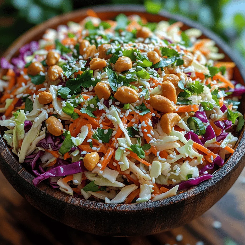 In today's health-conscious world, the importance of incorporating fresh ingredients into our diets cannot be overstated. Fresh vegetables not only enhance the flavor of our meals but also provide essential nutrients that contribute to overall well-being. Among the myriad of vegetable-based dishes, Crunchy Cabbage Peanut Slaw stands out as a vibrant, healthy, and delicious option that is sure to please any palate. This slaw is a feast for the eyes, featuring a colorful array of ingredients, and is packed with nutrients, making it an ideal side dish or an exciting topping for various dishes.