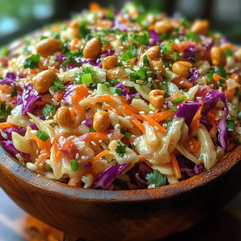 In today's health-conscious world, the importance of incorporating fresh ingredients into our diets cannot be overstated. Fresh vegetables not only enhance the flavor of our meals but also provide essential nutrients that contribute to overall well-being. Among the myriad of vegetable-based dishes, Crunchy Cabbage Peanut Slaw stands out as a vibrant, healthy, and delicious option that is sure to please any palate. This slaw is a feast for the eyes, featuring a colorful array of ingredients, and is packed with nutrients, making it an ideal side dish or an exciting topping for various dishes.