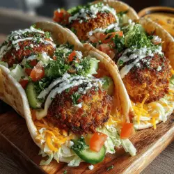 Crispy Air Fryer Falafel Wraps