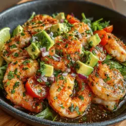 In the world of culinary delights, shrimp and avocado have carved out a special place for themselves. These two ingredients not only complement each other in flavor but also bring a myriad of health benefits to the table. Shrimp, with its delicate sweetness, pairs beautifully with the creamy texture of avocado, creating a dish that is as pleasing to the eye as it is to the palate. This Chilled Shrimp & Avocado Salad is a perfect representation of summer dining, ideal for gatherings and warm-weather meals.