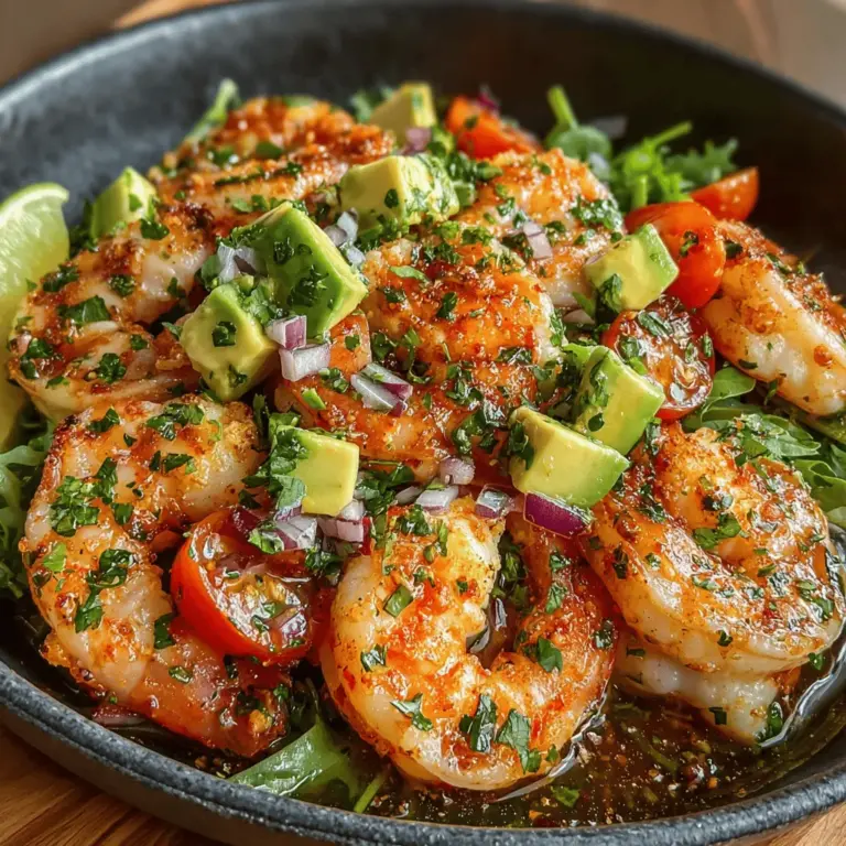 In the world of culinary delights, shrimp and avocado have carved out a special place for themselves. These two ingredients not only complement each other in flavor but also bring a myriad of health benefits to the table. Shrimp, with its delicate sweetness, pairs beautifully with the creamy texture of avocado, creating a dish that is as pleasing to the eye as it is to the palate. This Chilled Shrimp & Avocado Salad is a perfect representation of summer dining, ideal for gatherings and warm-weather meals.
