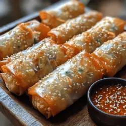 When it comes to vibrant and flavorful cuisine, few dishes can compete with Vietnamese spring rolls. Known for their delightful crunch and fresh ingredients, these spring rolls are a staple in Vietnamese households and restaurants alike. Not only do they boast an irresistible combination of textures and tastes, but they also carry cultural significance, often served during special occasions and gatherings. Whether enjoyed as an appetizer, a main dish, or a light snack, these rolls are sure to impress both your palate and your guests.