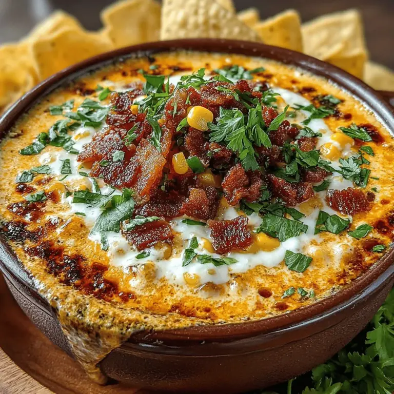 When it comes to party snacks, few dishes can rival the popularity of queso dip. Celebrated for its creamy texture and rich, cheesy flavor, queso has become a staple at gatherings, whether it’s a casual get-together or a festive celebration. Among the myriad of variations, Sweet Corn & Bacon Queso Dip stands out, offering a delightful combination of sweet corn and crispy bacon that will tantalize your taste buds and elevate your snacking experience. This dip not only appeals to the palate with its unique blend of flavors but also offers a satisfying textural contrast that makes it a crowd favorite.