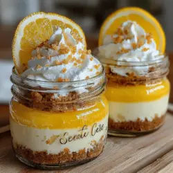 The allure of Lemon Zest Delight: Cream Pie in a Jar lies in its harmonious balance of bright, tangy flavors and creamy textures, all elegantly presented in individual servings. This dessert captures the essence of summer, evoking memories of sun-soaked picnics and leisurely backyard barbecues. The refreshing zing of lemon, paired with the smoothness of the cream filling, creates a delightful experience that is both satisfying and invigorating. Moreover, the convenience of serving this dessert in jars not only adds a touch of charm but also makes it incredibly practical for any gathering.
