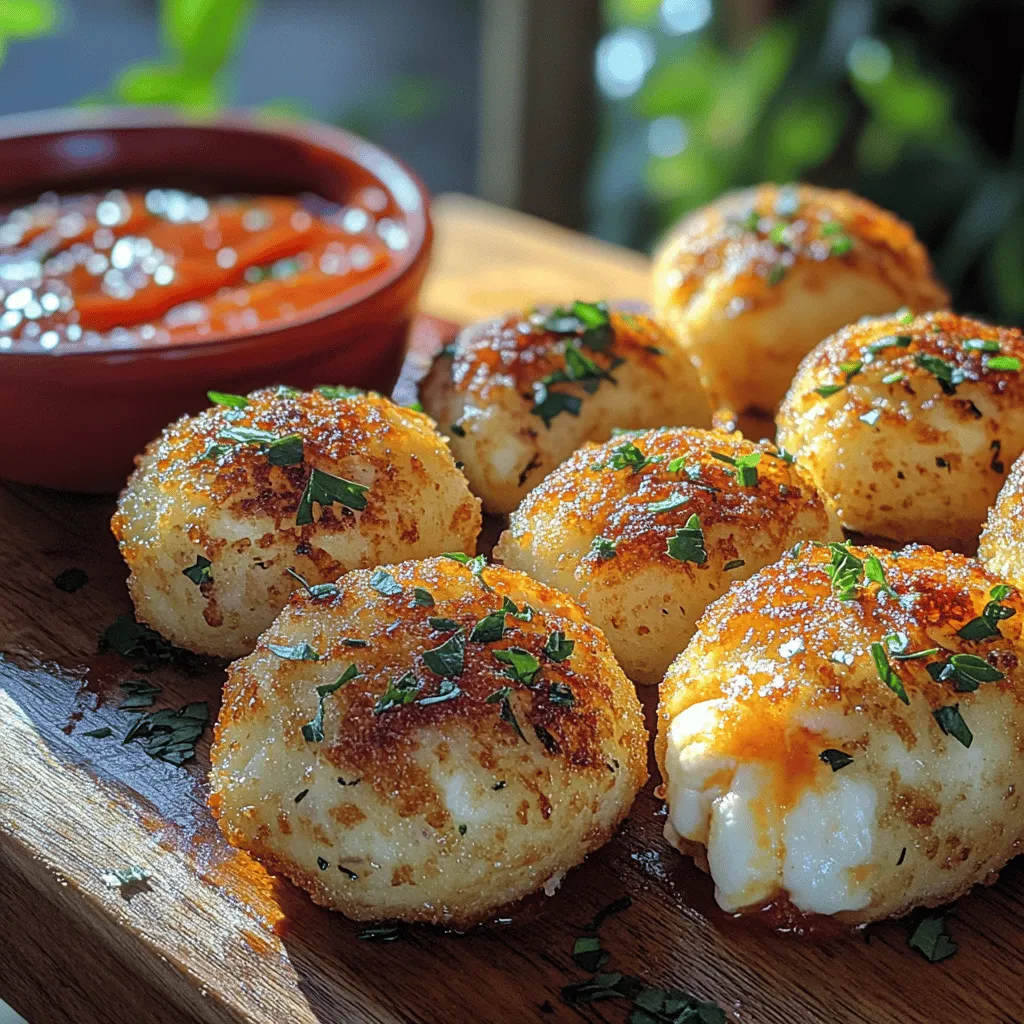 Cheesy Delights: Crispy Mozzarella Stuffed Bites are the ultimate indulgence for cheese enthusiasts. There’s something inherently satisfying about biting into a perfectly cooked morsel, only to be greeted with the rich, gooey interior of fresh mozzarella. These delightful snacks boast a golden, crispy exterior that encases the creamy, melty cheese, creating a harmonious balance of textures and flavors. Whether you’re hosting a gathering, celebrating game day, or simply seeking a comforting treat at home, these cheesy bites are sure to impress.