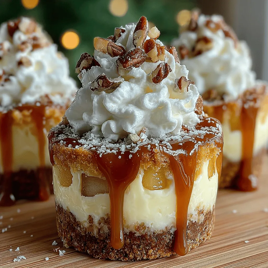 Adding nuts to your No-Bake Caramel Apple Pie Cups elevates the flavor profile and adds a delightful crunch. Pecans, walnuts, or almonds can enhance the texture and provide healthy fats, making this dessert even more satisfying. For those with dietary preferences or allergies, nuts can be easily omitted or substituted with seeds like sunflower or pumpkin seeds, still providing that necessary crunch. This customization allows everyone to enjoy the dessert while catering to different tastes and dietary needs.