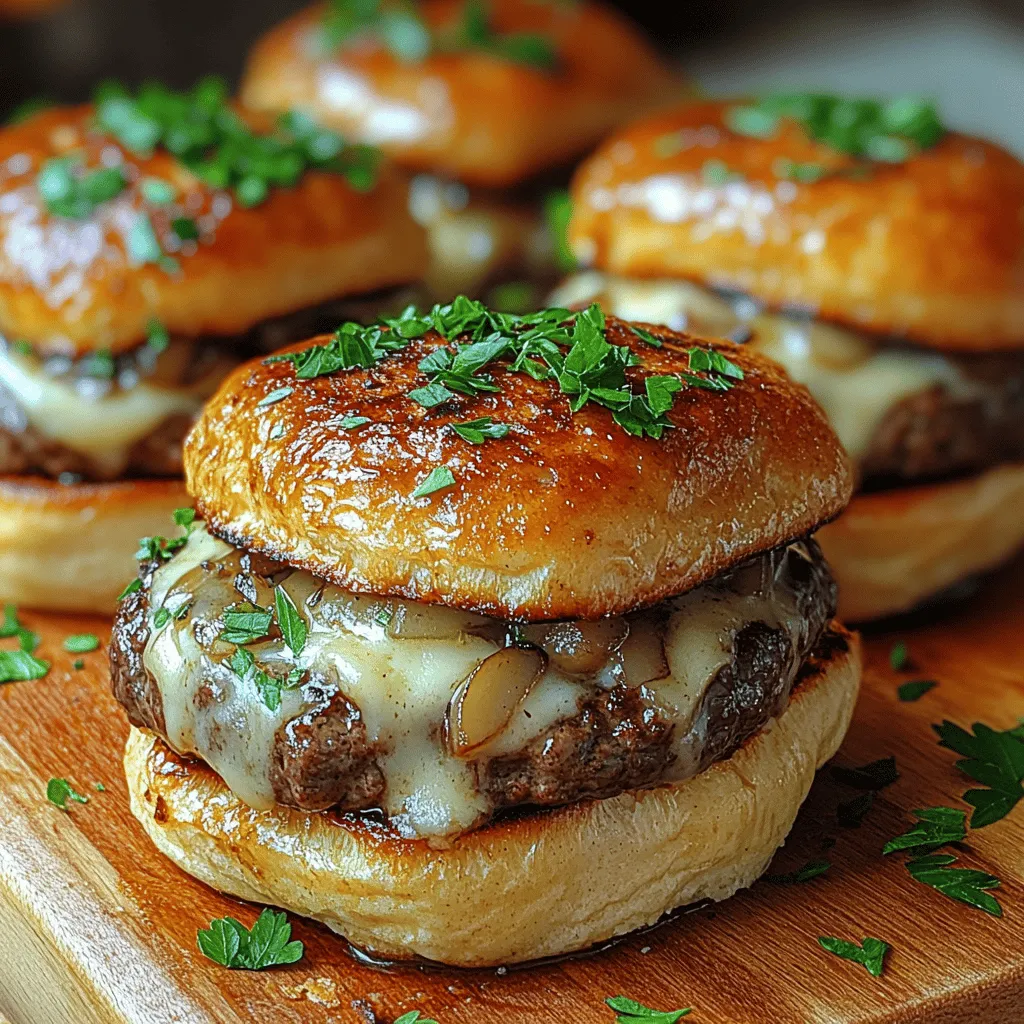 Savory Mushroom Swiss Sliders are more than just a delightful dish; they represent the perfect marriage of rich flavors and comforting textures, making them an ideal choice for gatherings, game days, or even a simple weeknight dinner. As someone who has spent countless weekends experimenting with various slider recipes, I can confidently say that these mushroom sliders stand out as a personal favorite. The earthy aroma of sautéed mushrooms paired with the creamy melt of Swiss cheese creates a tantalizing experience for the senses.