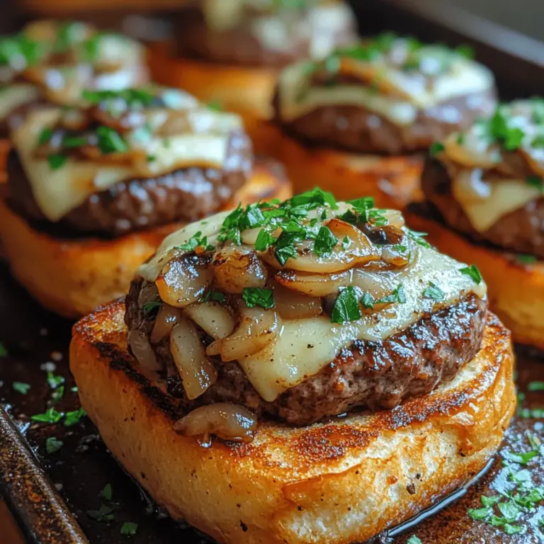 Savory Mushroom Swiss Sliders are more than just a delightful dish; they represent the perfect marriage of rich flavors and comforting textures, making them an ideal choice for gatherings, game days, or even a simple weeknight dinner. As someone who has spent countless weekends experimenting with various slider recipes, I can confidently say that these mushroom sliders stand out as a personal favorite. The earthy aroma of sautéed mushrooms paired with the creamy melt of Swiss cheese creates a tantalizing experience for the senses.