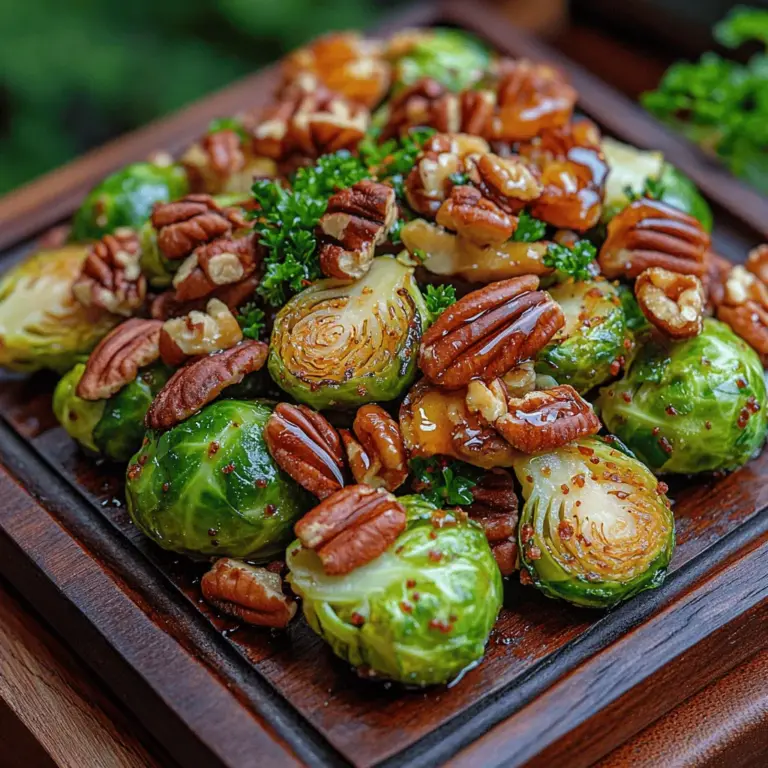 Brussels sprouts have long been a misunderstood vegetable, often relegated to the role of a side dish that many dread. However, when prepared with the right ingredients and techniques, they can shine as a star on any dining table. One such recipe that brings Brussels sprouts to life is the Smoky Maple Bacon Brussels. This dish combines the earthy, slightly bitter flavor of Brussels sprouts with the savory richness of bacon and a touch of sweetness from maple syrup, creating a harmonious balance that is both comforting and sophisticated.